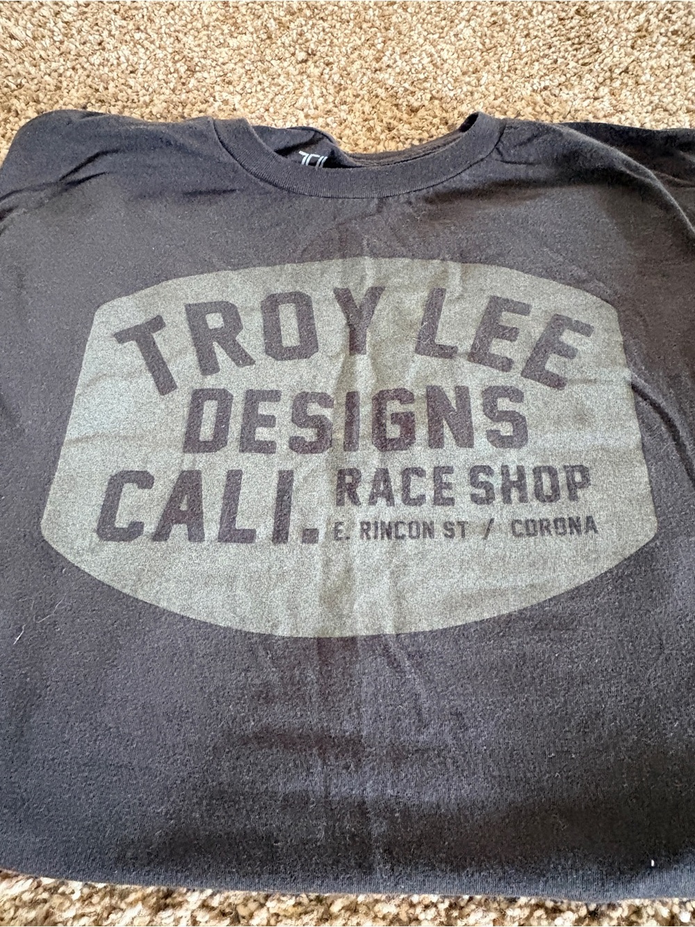 Troy Lee Designs Men's Black Graphic Short Sleeve Tee